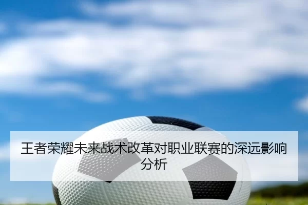 王者荣耀未来战术改革对职业联赛的深远影响分析